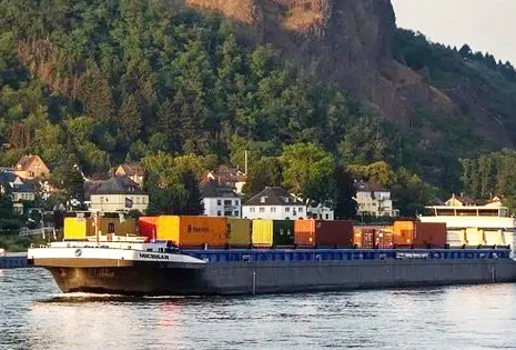 Frachtpreise steigen bei erneutem Rückgang der Rheinwasserstände in Deutschland